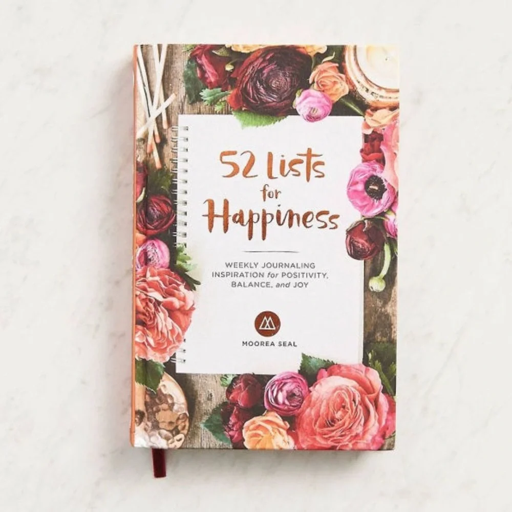 NEW 52 Lists for Happiness Journal by Moorea Seal